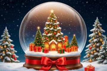 christmas-snow-globe-with-christmas-tree-illustration_23-2151846435